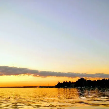 Nad Samym Brzegiem Jeziora Z Prywatna 